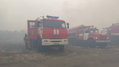 В Кургане снова вспыхнул серьезный пожар