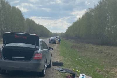 Пять автомобилей пробили колеса в одной яме на трассе Рязань — Ряжск