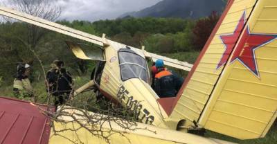 В Северной Осетии легкомоторный самолёт вынужденно сел из-за отказа двигателя