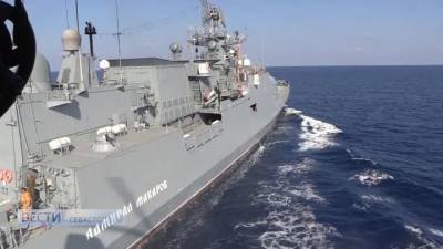 Калиброносный "Адмирал Макаров" вошел в Средиземноморье