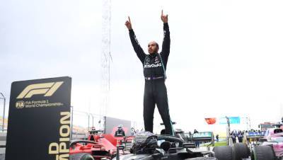 Хэмилтон выиграл Гран-при Португалии, Мазепин — предпоследний
