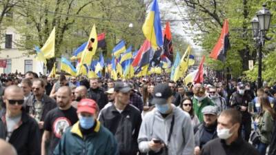 В Одессе закончился Марш защитников города