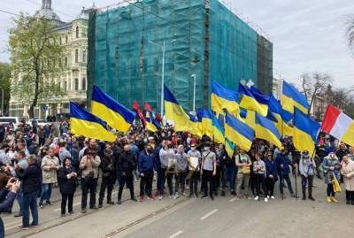 На "Марш защитников Одессы" вышли почти 3 тысячи человек