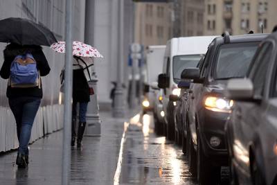 Столичных водителей предупредили о сильном дожде с грозами 3 мая