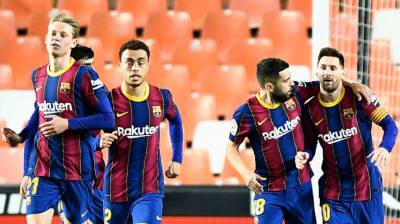 Барселона добыла волевую победу над Валенсией в матче с пятью голами