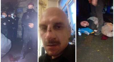 Лужа крови и разбитый телефон: в Киеве жестко задержали художника
