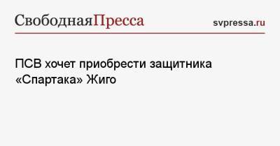 ПСВ хочет приобрести защитника «Спартака» Жиго