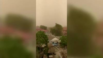 Новости на "России 24". Песчаная буря обрушилась на Дагестан