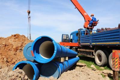 В Кохме началось строительство водопровода протяженность 2,5 километра