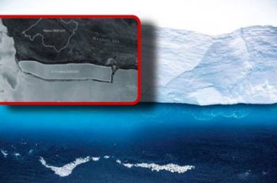 Від Антарктиди відколовся найбільший у світі айсберг