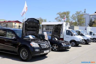 Газовые авто и электрокары представили на выставке в Южно-Сахалинске