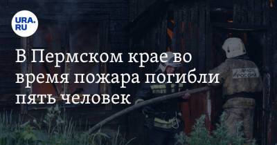 В Пермском крае во время пожара погибли пять человек