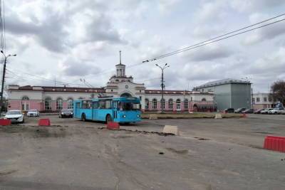 В Йошкар-Оле троллейбусы изменили движение в районе вокзала