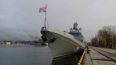 Патрульный корабль Черноморского флота "Василий Быков" направляется в Средиземное море