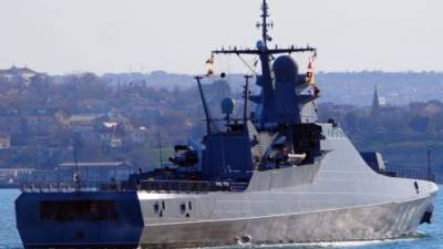 Патрульный корабль "Василий Быков" переходит из Черного моря в Средиземное