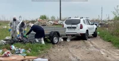 Со свалки в Ломоносовском районе вывезли более 100 кг коровьих голов