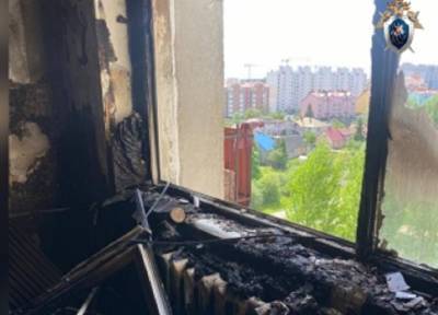 По факту гибели ребенка в пожаре из-за зарядки в Калининграде возбуждено дело