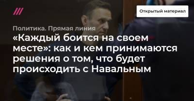 «Каждый боится на своем месте»: как и кем принимаются решения о том, что будет происходить с Навальным