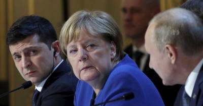 "Должны поддерживать сильнее": Зеленский заявил об ослаблении давления Макрона и Меркель на РФ