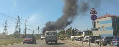 В Челябинске 20 мая произошел крупный пожар в пункте приема металлолома