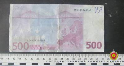Житель Новогрудка принес в банк 500 евро, а они оказались поддельными