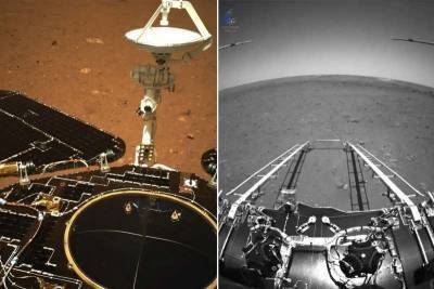 Появились фото с Марса, сделанные китайским аппаратом «Чжучжун»