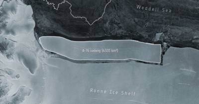 От Антарктиды откололся самый большой в мире айсберг