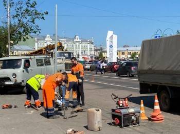 В Вологде на перекрестке Советского и Пушкинской появится единый пешеходный переход