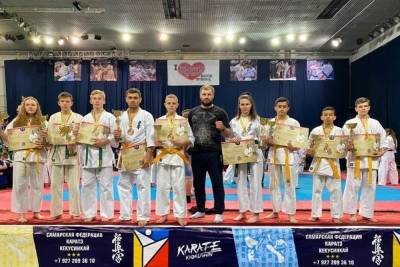 Тамбовские спортсмены завоевали 9 призовых мест на турнире по киокусинкай