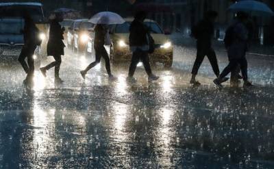 В Москве до 9 часов вечера, по данным МЧС, сохраняется предупреждение о дожде с грозой