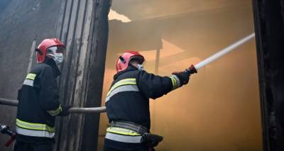 Пожар в столярном цехе в Тбилиси потушен