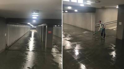 В Ростове откачали воду из подземного перехода возле «Ростов Арены»