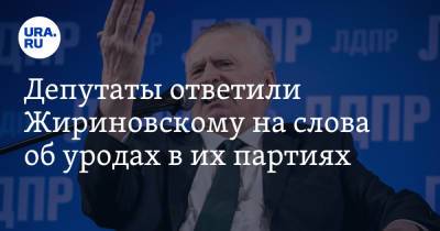 Депутаты ответили Жириновскому на слова об уродах в их партиях