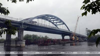 ФОТОФАКТ: Французские ванты украсят новый мост через реку Днепр в Рогачеве