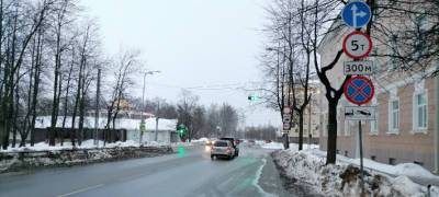 Власти Петрозаводска вернули левый поворот с улицы Пушкинской к Речному вокзалу