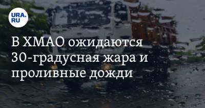 В ХМАО ожидаются 30-градусная жара и проливные дожди