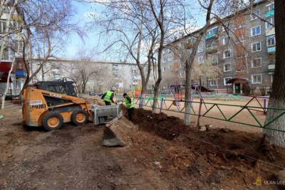 В Улан-Удэ ремонтируют дворы с учетом желаний жителей города