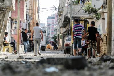 Жители сектора Газа отмечают «победу» в конфликте с Израилем