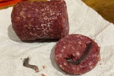 "Это реальная жесть": украинский военный нашёл в колбасе крысиные лапы