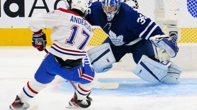 Вильям Нюландер - Джош Андерсон - «Монреаль» победил «Торонто» в первом матче плей-офф НХЛ - russian.rt.com