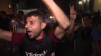 СМИ: жители сектора Газа празднуют "победу" в противостоянии с Израилем
