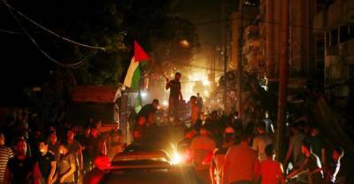 В Газе отпраздновали "победу" над Израилем после начала перемирия