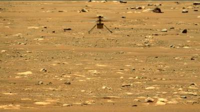 NASA планирует шестой полет марсианского вертолета Ingenuity