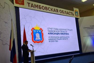 Александр Никитин выступил с ежегодным отчётом о деятельности администрации региона