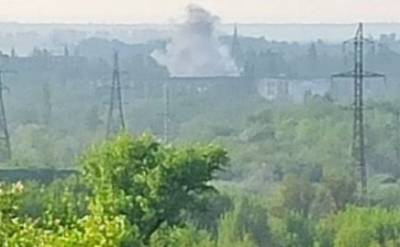 На окраине Донецка прогремел мощный взрыв