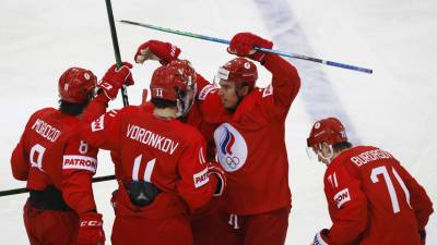 Россия играет вничью с Чехией после первого периода матча ЧМ-2021