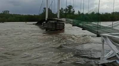 Паводки в Хакасии: вода постепенно убывает