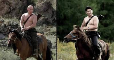 Кандидат в президенты Монголии "косплеит" Путина перед выборами (фото)