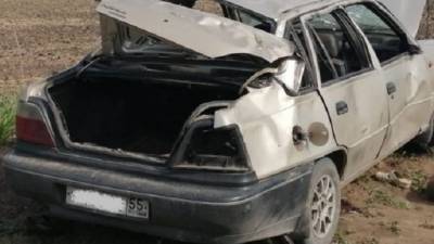 Два человека погибли при опрокидывании автомобиля в Кормиловском районе Омской области