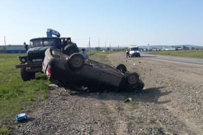 Возле Нижних Серег погиб водитель «Приоры», которая перевернулась